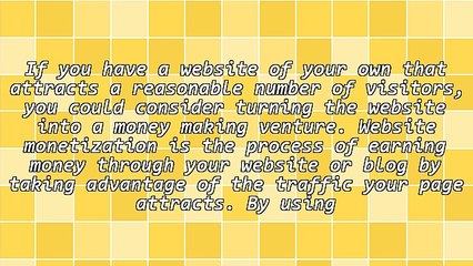 The Various Types of Website Monetization
