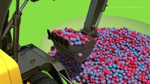 Строительство транспортных средств игрушка экскаватор копатель и грузовики для Дети Игрушки грузовая машина для Дети видео