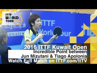 Incredible Table Tennis Point at 2016 ITTF Kuwait Open