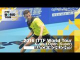 2016 Kuwait Open Highlights: Jun Mizutani vs Tiago Apolonia (R32)