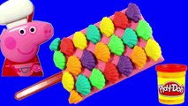 Play DOh frozen & Peppa Pig Toys! - Make playdoh Tubs Modelling Clay Learn Colors