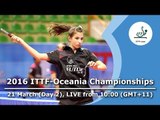 2016 ITTF-Oceania Championships - Day 2