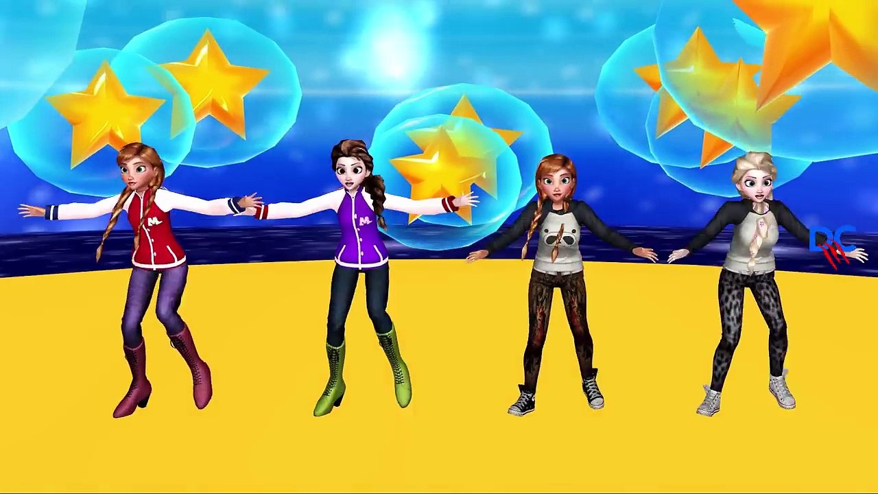 Frozen Elsa Cartoon Hokey Pokey Dance for Children | Twinkle Twinkle Little Star Nursery R