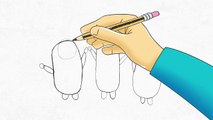 How to draw a Minion Santa Claus - Easy step-by-step drawing lessons for kids
