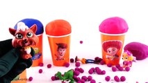 Toy Story 4 Play-Doh Surprise Eggs Ice Cream Cups Play-Doh Dippin Dots Toy Surprises Learn Colors