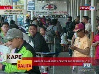KB: Update sa Araneta Center Bus Terminal sa QC