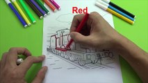 Thomas the Train vs Dino Coloring Pages for Kids Collection - Learn Colors for Kids