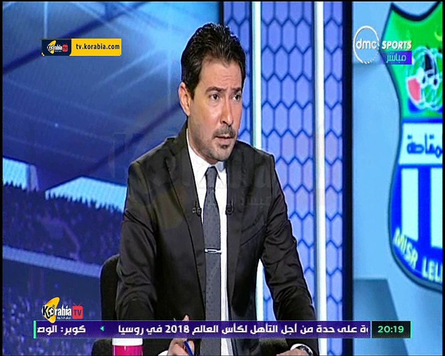 بركات يعلق ساخرا " ايه الراجل اللي بييجي يبوس من ورا بعد كل ماتش ده "