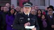 Acting Metropolitan Police Commissioner speaks at vigil