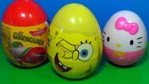 HELLO KITTY surprise eggs! Disney PRINCESS Disney Minnie Mouse SpongeBob Disney PLANES, An