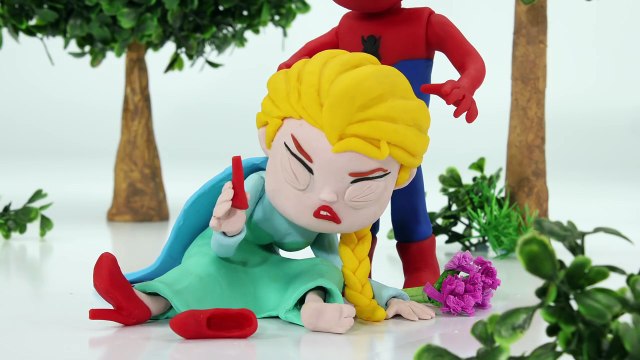Superhero Christmas Pranks Frozen Elsa Hulk Spiderman Play Doh Stop Motion Full Episodes