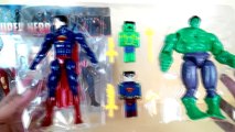 Guess Minecraft Super Heroes Hulk Spiderman Iron Man Captain America Superman Batman TOYS