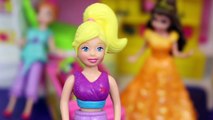 Frozen Elsa Anna & Barbie Magic Clip Dolls Shop PINYPON Juegos Shopping Mall Toys DisneyCa
