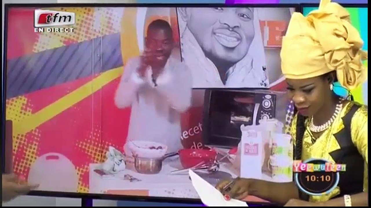 Pape Cheikh en mode cuistot
