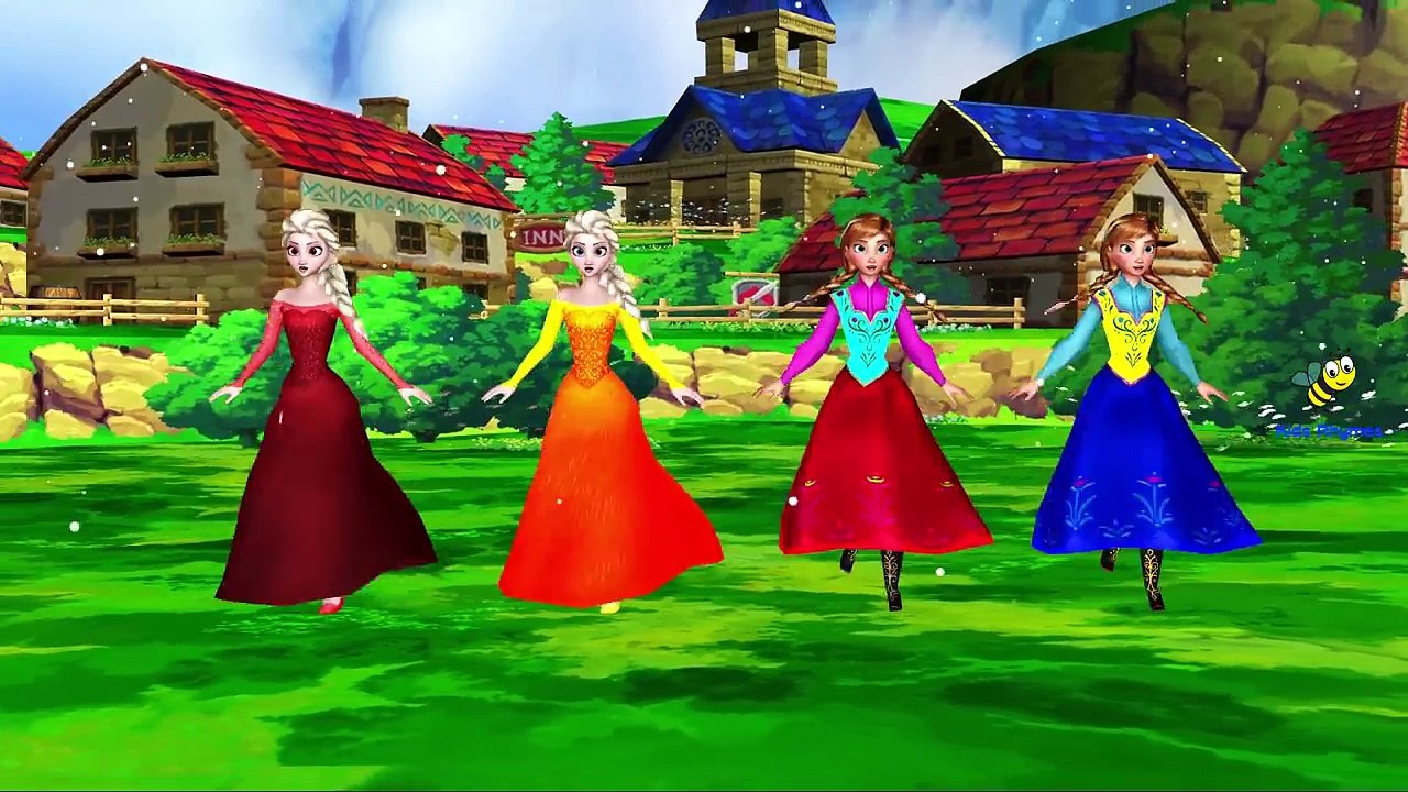 Frozen Finger Family Song - Frozen Songs Cartoon Baby Learning Song
