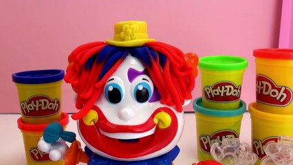 Baby Alive Snackin Sara Doll Halloween Clown eats Playdoh Candy Corn Snacks Play Doh Froz