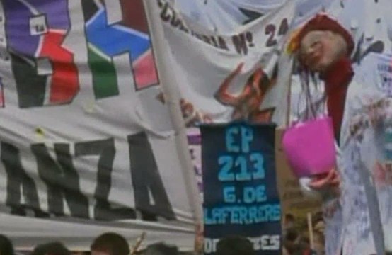 Maestros de varias provincias de Argentina se concentraron en Buenos Aires