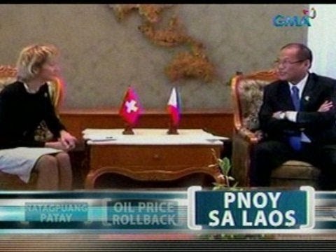 Saksi: Pres. Aquino, nasa Laos para sa Asia-Europe Meeting