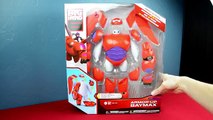 Disney Bandai Big Hero 6 Armor-Up Baymax Action Figure Robot Unboxing Toy Review ToyRap
