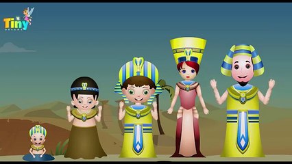 The Finger Family Song | Egyptian Family | Nursery Rhymes for Kids
