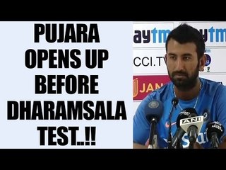 Download Video: India vs Australia: Cheteshwar Pujara opens up before Dharamsala Test, UNCUT VIDEO | Oneindia News