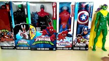 Titan hero series collection, captain america vs venom toys, vision marvel, Thor action fi