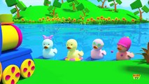 Bob The Train | Five Little Speckled Frogs | Nursery Rhymes | Kids Songs | Baby Rhymes | 3