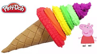 HUGE Play Doh Rainbow Ice Cream Super Video | Rainbow Swirl, Ice Cream Sandwich, Donut & M