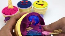 Play Doh BUBBLE GUPPIES SURPRISE EGGS Stacking Nesting Cups Pocoyo Disney Frozen HelloKitt