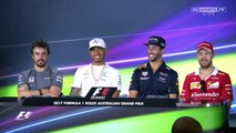 2017 Drivers Press Conference Australian GP - Part 1