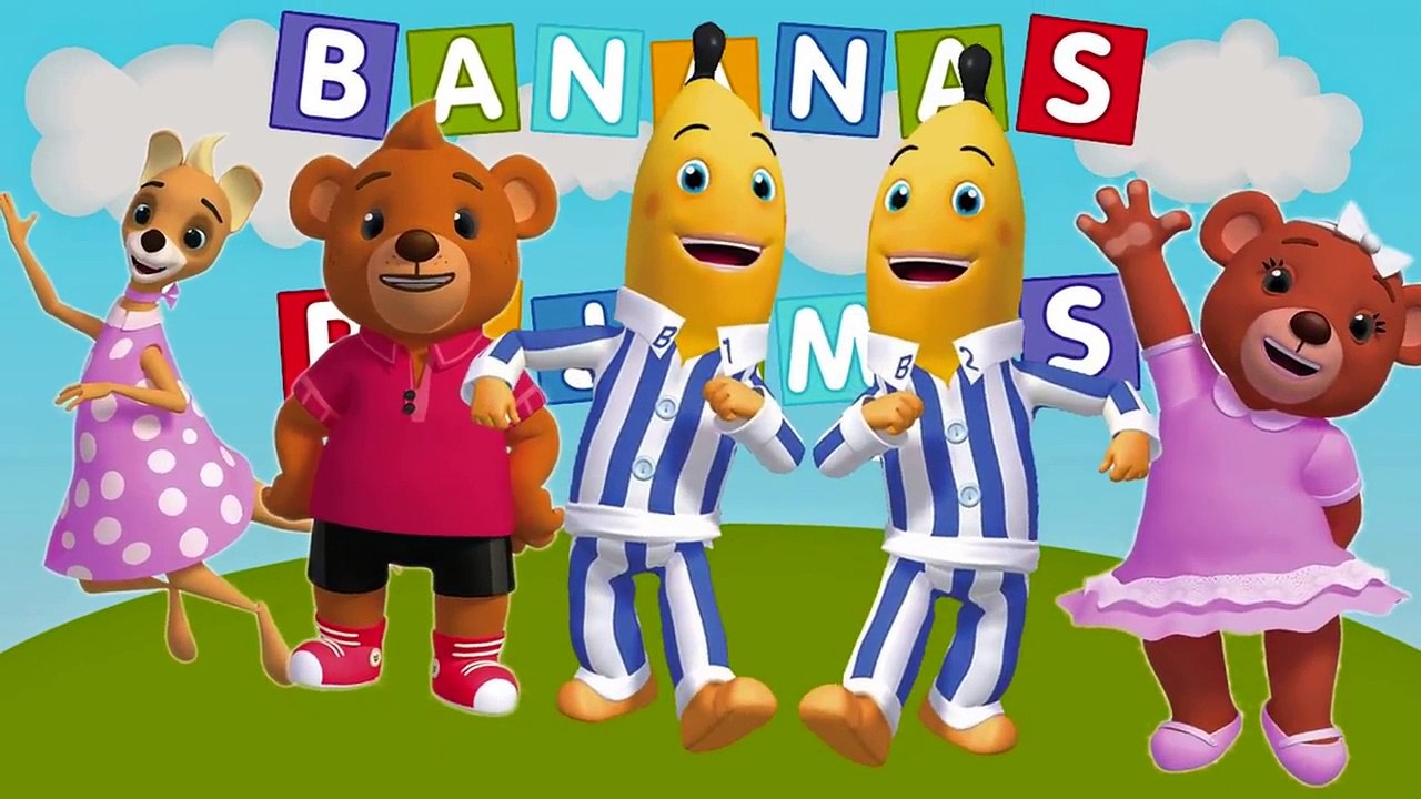 3D Banana in Pyjamas Finger Family Nursery Rhyme | Parody Finger Kids Song