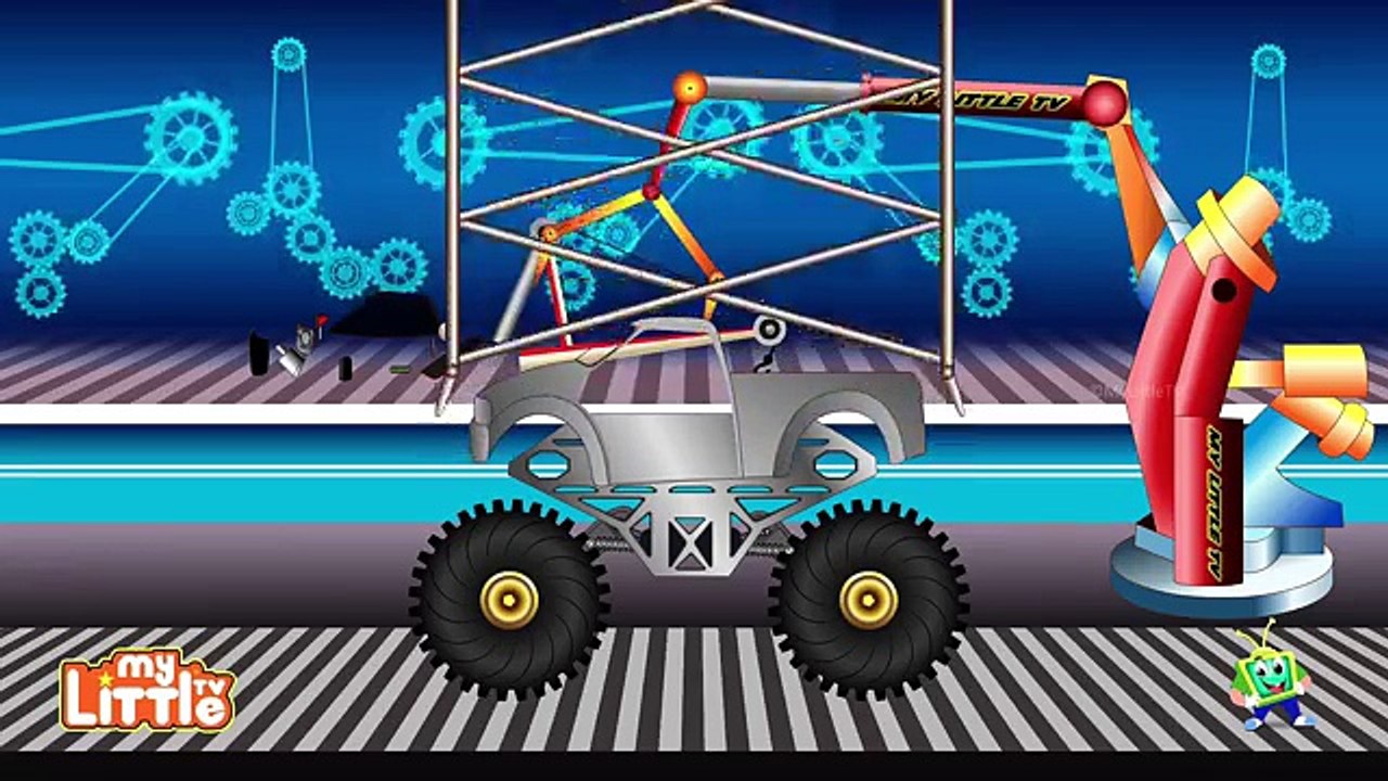 И автомобиль легковые автомобили мультфильм Дети для Дети Мо Мо Мо Мо монстр Полиция грузовики видео 2017 |