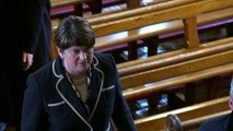 Applause for Arlene Foster at Martin McGuinness's funeral