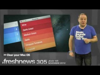 L'actu du numérique 01.11.12 : FNAC Vs iTunes / Clear / Blackberry 10