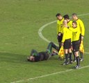 The worst dive in professional football... Coach vs the Referee