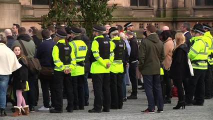 Vigil held in Manchester for victims of London attack