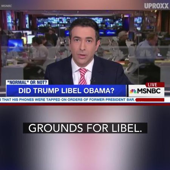 Does Obama Have A Case For Libel?