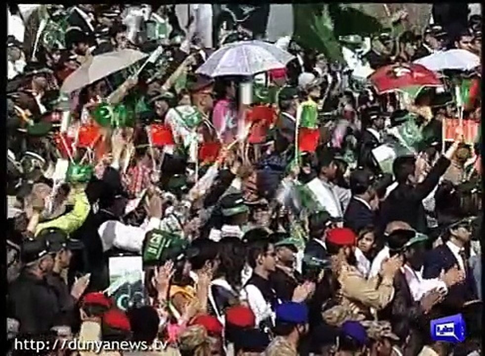 which three countries send there troops for Pakistan day