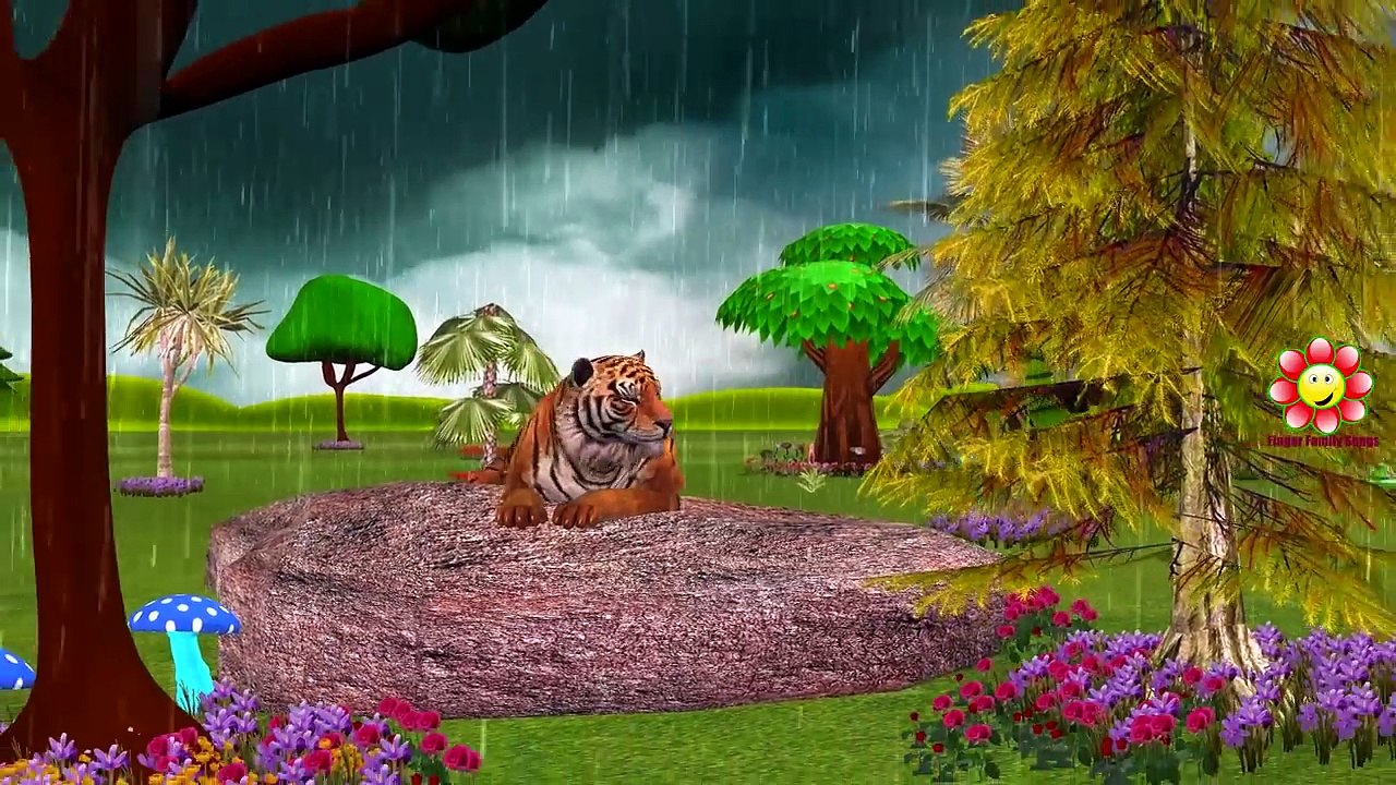 Colors Animals Finger Family Rhymes For Children | Colors Dinosaurs Hokey Pokey Dance For