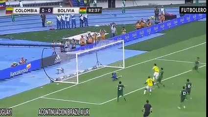 Gol de James Rodriguez - Colombia 1 x 0 Bolivia - Eliminatorias Rusia 2018