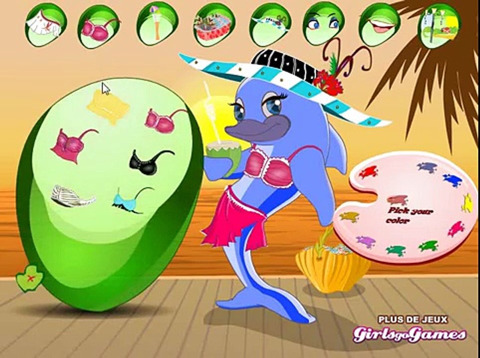 Одевалка дельфина Dress dolphin