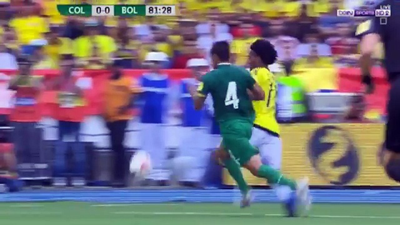 اهداف مباراة كولومبيا وبوليفيا 1-0 [ خاميس رودريغيز ] تصفيات كاس العالم