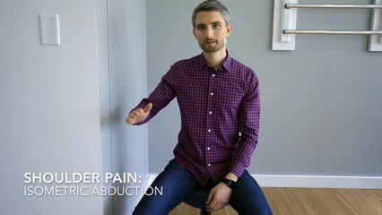 InSync Physiotherapy Shoulder Pain? Isometric Abduction Exercise