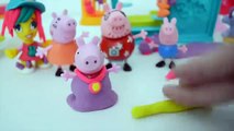 Pig George da Familia Peppa Pig e Massinha de Modelar Play doh!!! Em Portugues Tototoykids