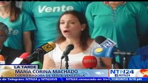 María Corina Machado apoya informe de la OEA sobre Venezuela y respalda aplicación de Carta Democrática