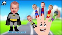 Little Babies Hulk Ironman Spiderman Superhero Finger Family Song - Nursery Rhymes - Dolph