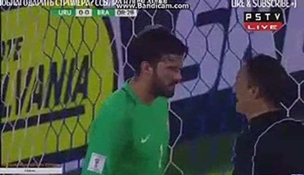 1-0 Edinson Cavani Penalty Goal HD - Uruguay vs Brazil 24.03.2017 HD