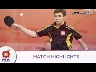 2016 World Championships Highlights: Liam Pitchford vs Jakub Dyjas