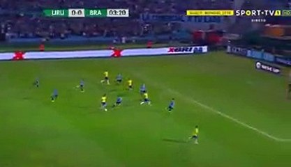 Neymar Incredible Elastico Skills - Uruguay vs Brazil - World Cup Qualification - 23/03/2017