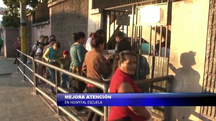 Mejoran las atenciones en el Hospital Escuela